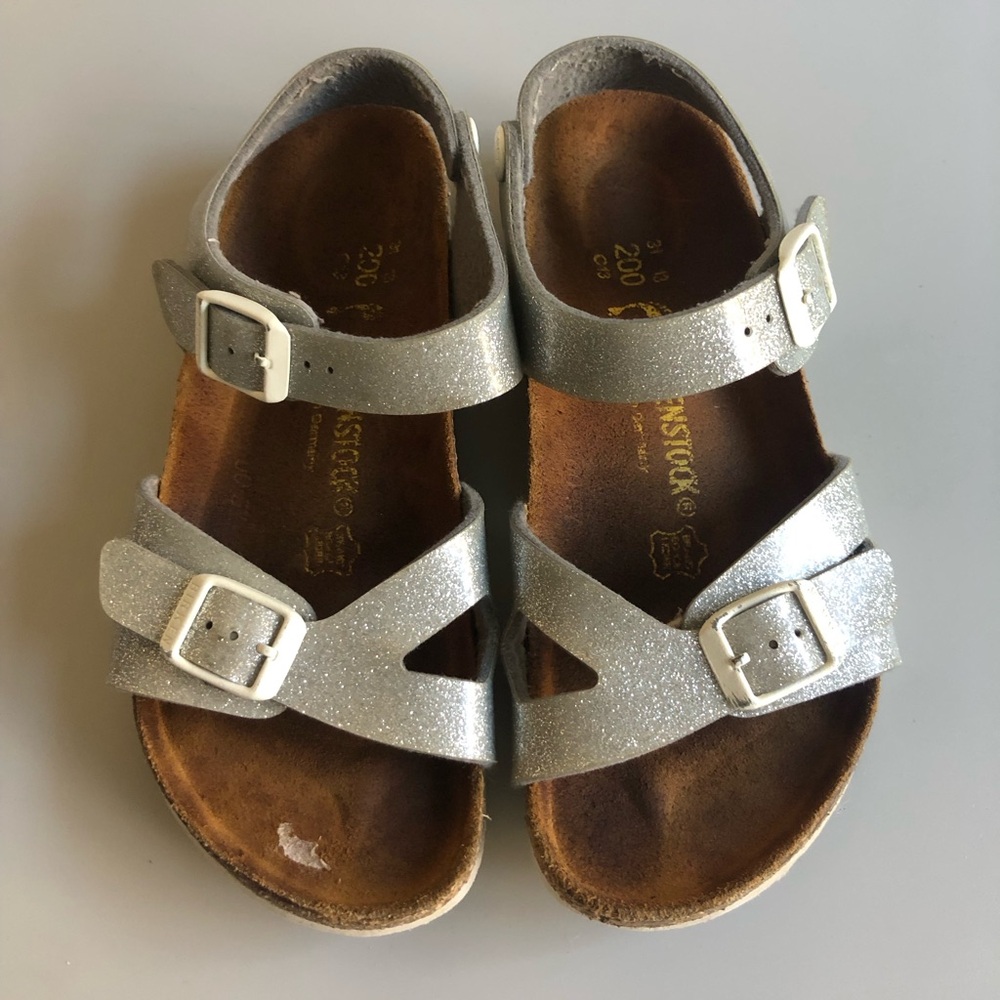 Birkenstock Birko Flor RIO - Magic Galaxy Silver BNIB Kids Size: EUR 31 = US C13